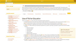 Desktop Screenshot of edu.tiki.org