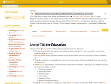 Tablet Screenshot of edu.tiki.org