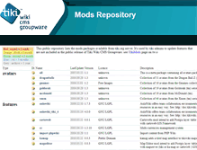 Tablet Screenshot of mods.tiki.org