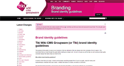 Desktop Screenshot of branding.tiki.org