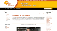 Desktop Screenshot of profiles.tiki.org