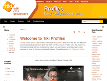 Tablet Screenshot of profiles.tiki.org