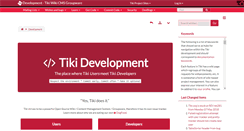 Desktop Screenshot of dev.tiki.org