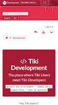 Mobile Screenshot of dev.tiki.org