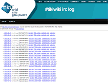 Tablet Screenshot of irc.tiki.org